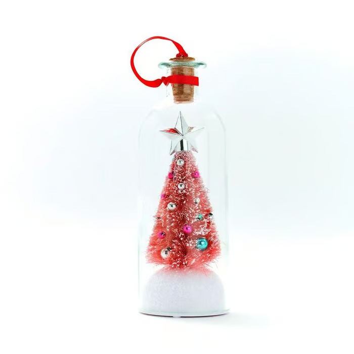 🔥Limited Time 49% Off🎄 8" Recordable Christmas Tree Message In A Bottle