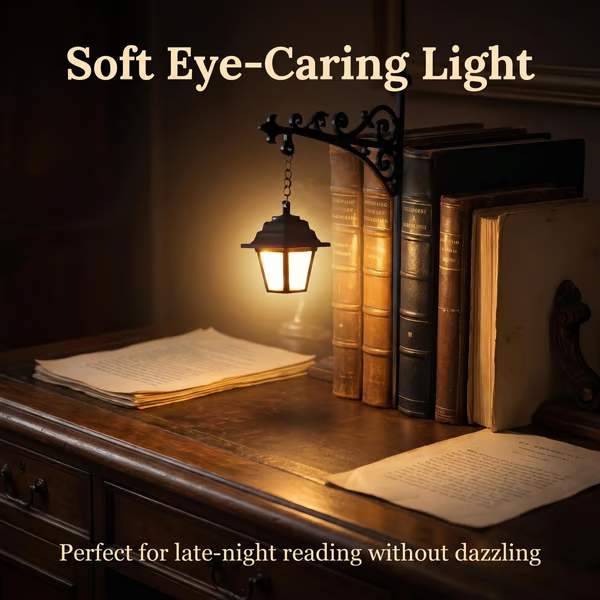 🔥 Last Day 50% OFF | 📚 Cozy Library Lantern – Add Magical Warmth to Your Bookshelf ✨