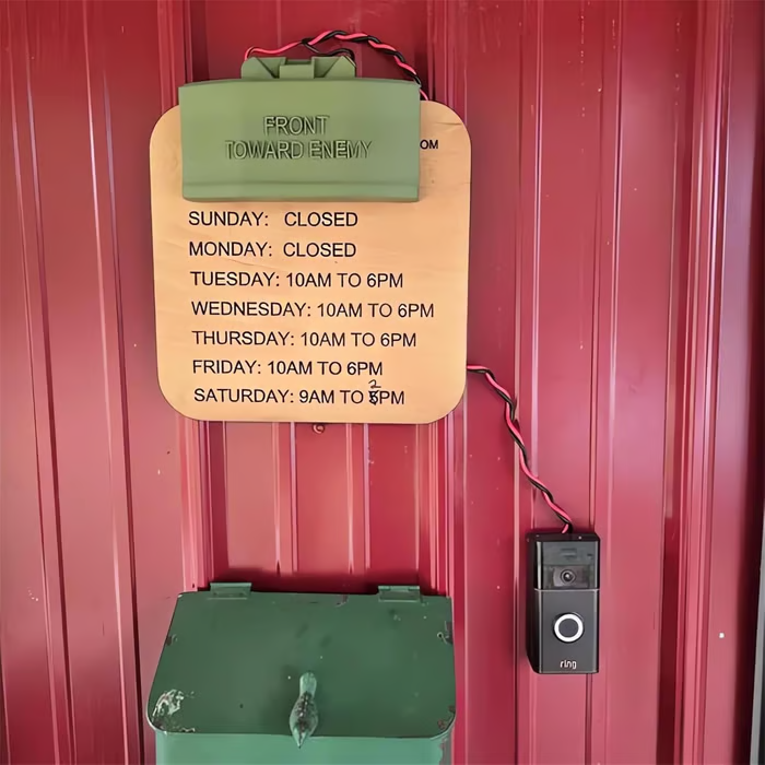 🔥LAST DAY 50% OFF - Ring Cam Claymore Mine Doorbell Prank Sign