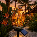 🔥Last Day 49% OFF - Dragon Legacy Golden Ember Edition Solar Garden Light🐉✨