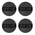 🧽 4-Pack Soft Rubber Shower Scrubber – Gentle Yet Effective, Exfoliates & Cleanses All Skin Types