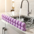💧 Silicone Sink Splash Guard – 20"+ Water Barrier for Kitchen Faucet, Keeps Countertops Dry & Clean