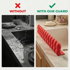 💧 Silicone Sink Splash Guard – 20"+ Water Barrier for Kitchen Faucet, Keeps Countertops Dry & Clean