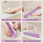 💧 Silicone Sink Splash Guard – 20"+ Water Barrier for Kitchen Faucet, Keeps Countertops Dry & Clean