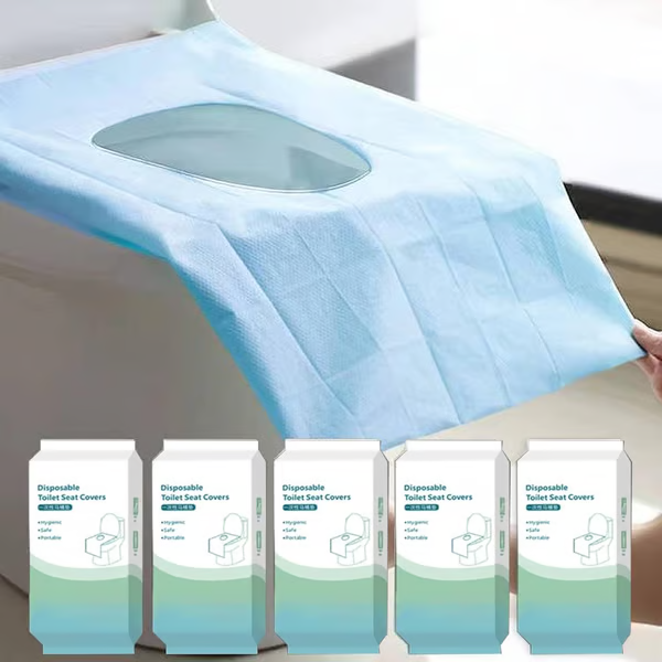 🧻 Portable Disposable Toilet Seat Covers 🚽 Sanitary Barrier Cover for Travel, Camping, Hotel & Daily Public Restroom Use