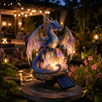 🔥 LAST DAY 50% OFF | Solar Crystal Dragon Garden Light ✨ Fantasy Outdoor Solar Decor