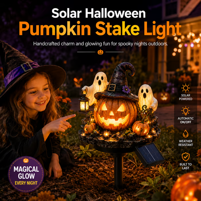 🎃Solar Halloween Pumpkin Garden Light