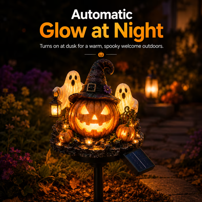 🎃Solar Halloween Pumpkin Garden Light
