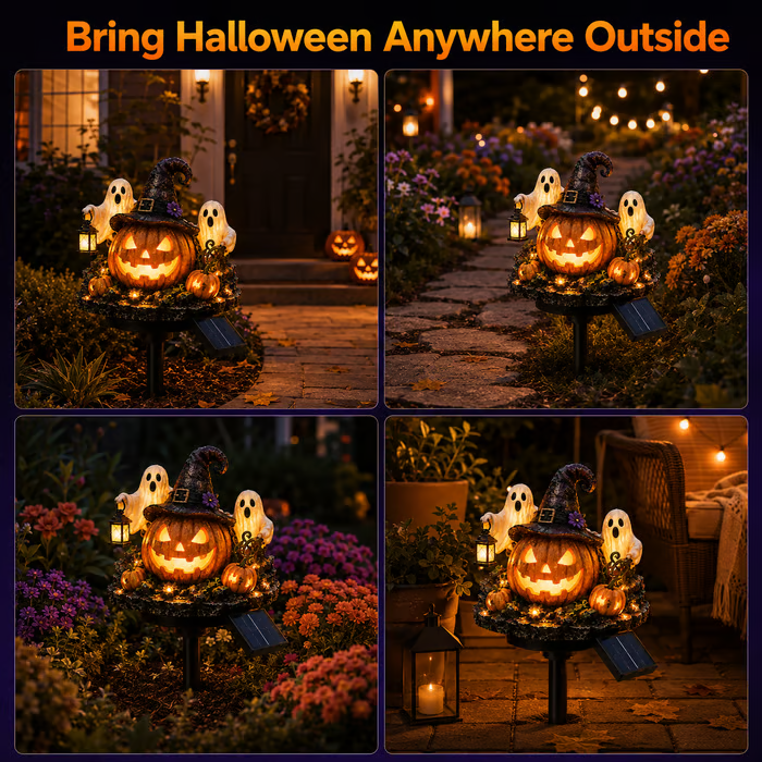 🎃Solar Halloween Pumpkin Garden Light