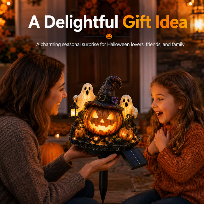 🎃Solar Halloween Pumpkin Garden Light
