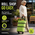 🛒 Portable Foldable Shopping Cart