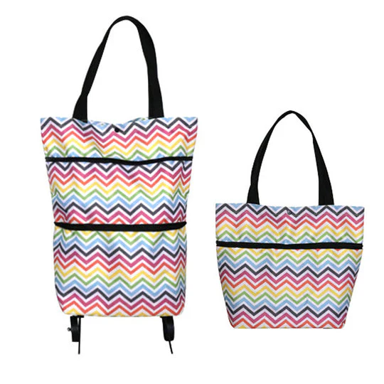 🛒 Portable Foldable Shopping Cart