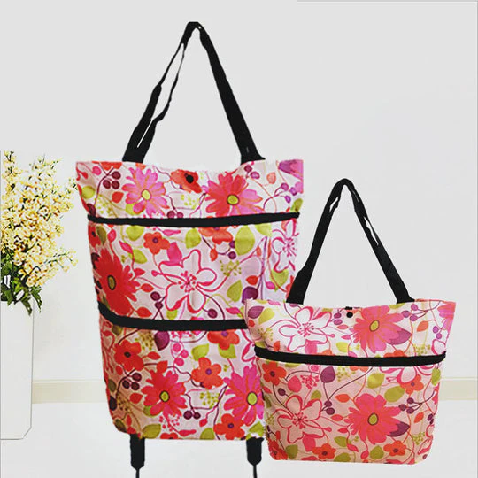 🛒 Portable Foldable Shopping Cart