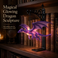🔥LAST DAY 50% OFF - 🐉DragonGlow Hanging Purple Dragon Bookend Light