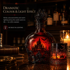 🔥Last Day 49% OFF - 🦇🍺Gothic Vampire Castle Whisky Decanter & Tumbler