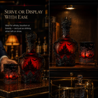 🔥Last Day 49% OFF - 🦇🍺Gothic Vampire Castle Whisky Decanter & Tumbler