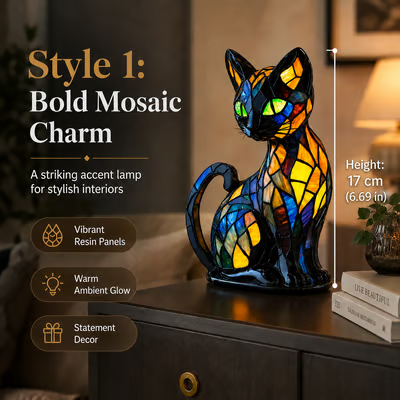🎁Last Day 49% OFF - 😽Handmade Cat Lamp