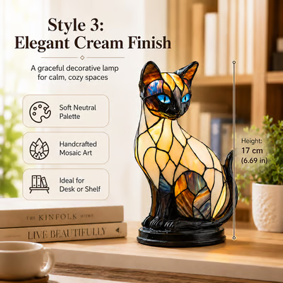 🎁Last Day 49% OFF - 😽Handmade Cat Lamp